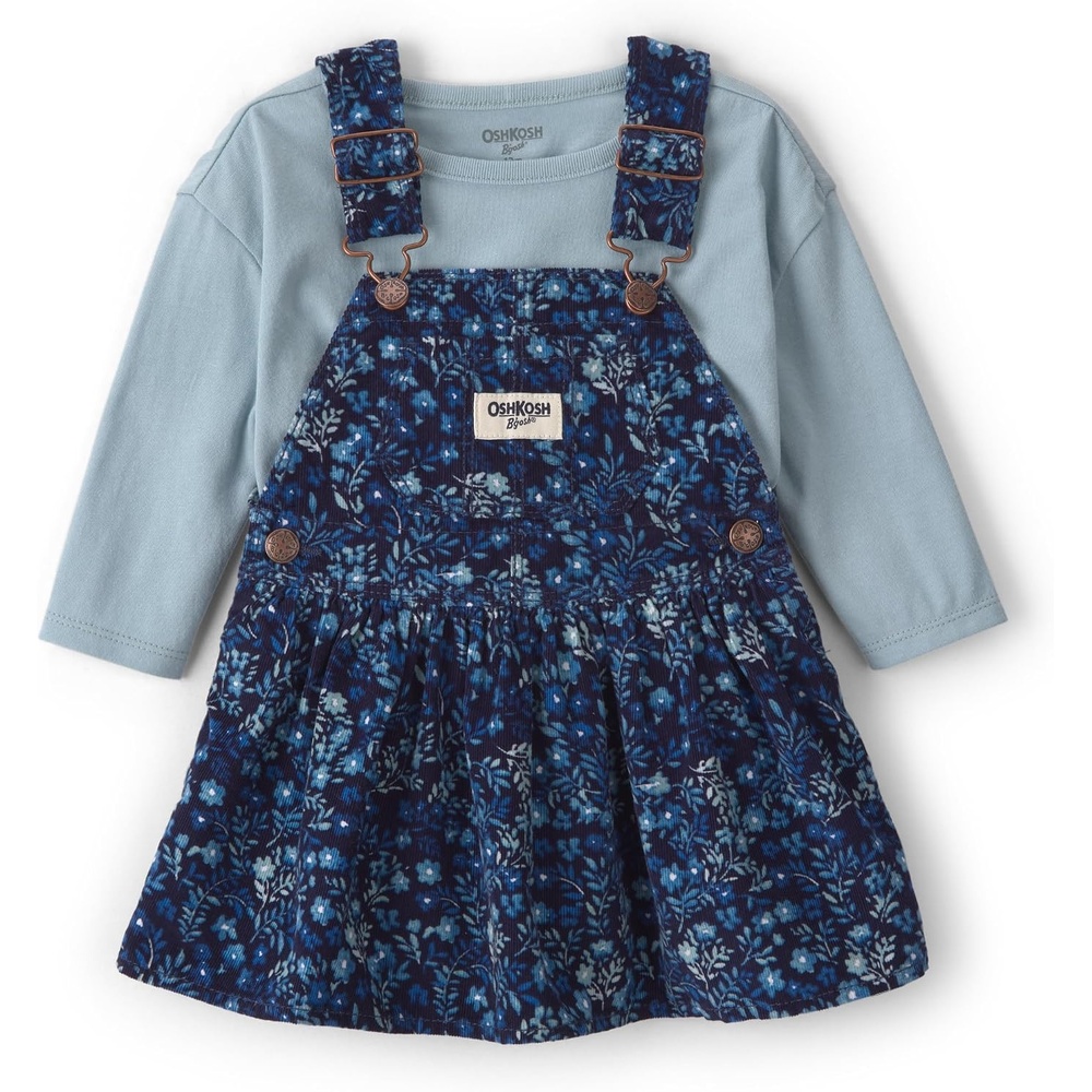 image:imageOSHKOSH BGOSH Baby Girls Dress SetBlue Floral