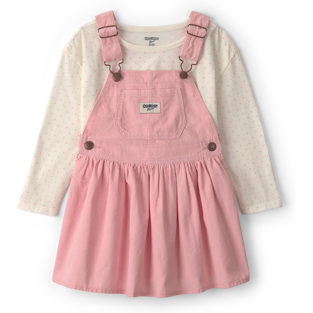 image:imageOSHKOSH BGOSH Baby Girls Dress SetPink Cream Floral