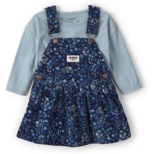 OSHKOSH B’GOSH Baby Girls’ Dress Set(Blue Floral)