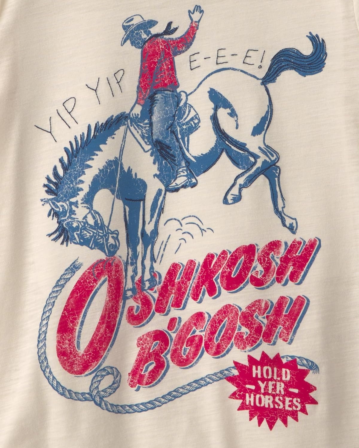 image:imageOshKosh BGosh Boys Graphic TeeCream Cowboy Graphic