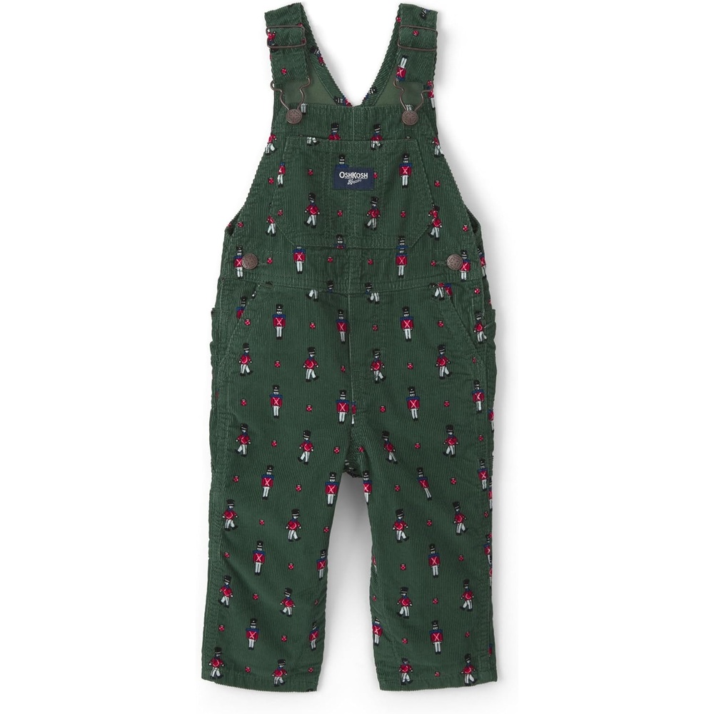 image:imageOSHKOSH BGOSH Baby Boys Worlds Best OverallsGreen Nutcracker