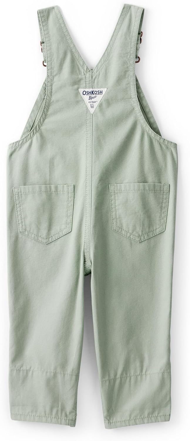 image:imageOSHKOSH BGOSH Baby Girls Worlds Best OverallsGreen Canvas