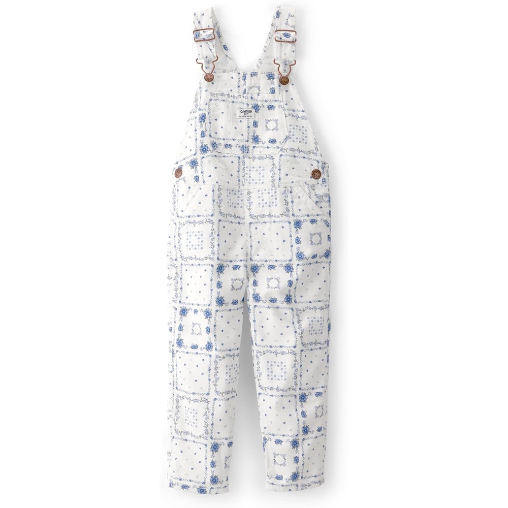 image:imageOSHKOSH BGOSH Baby Girls Worlds Best OverallsBlueIvory