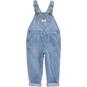 OSHKOSH B’GOSH Baby Girls World’s Best Overalls(Blue Heart)
