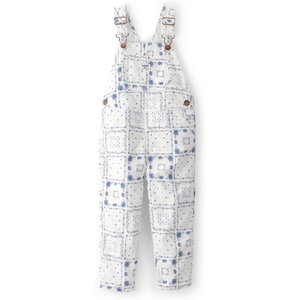 OSHKOSH B’GOSH Baby Girls World’s Best Overalls(Blue/Ivory)