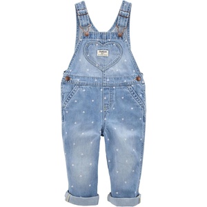 OSHKOSH B’GOSH Baby Girls World’s Best Overalls(Denim Hearts)