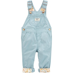 OSHKOSH B’GOSH Baby Girls World’s Best Overalls(Green Floral)