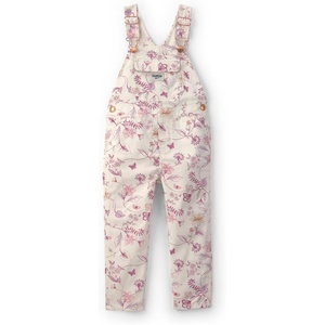 OSHKOSH B’GOSH Baby Girls World’s Best Overalls(Ivory Floral)