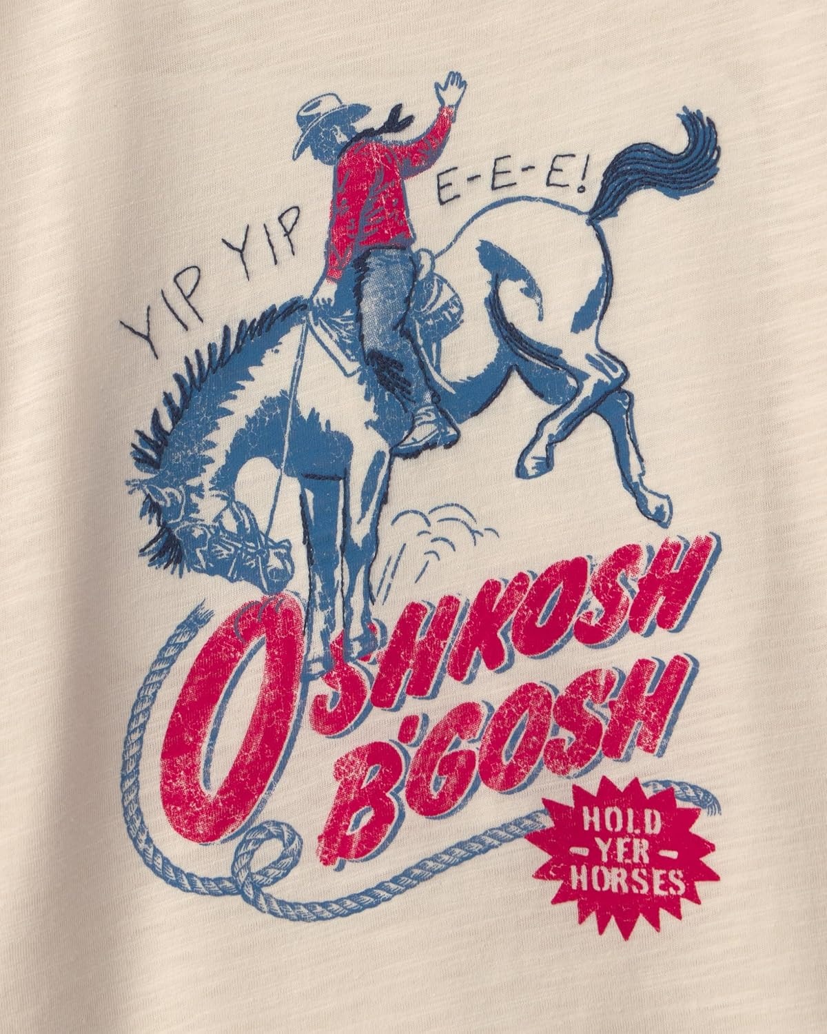 image:imageOshKosh BGosh Baby Boys LongSleeve Graphic TeesCream Horse