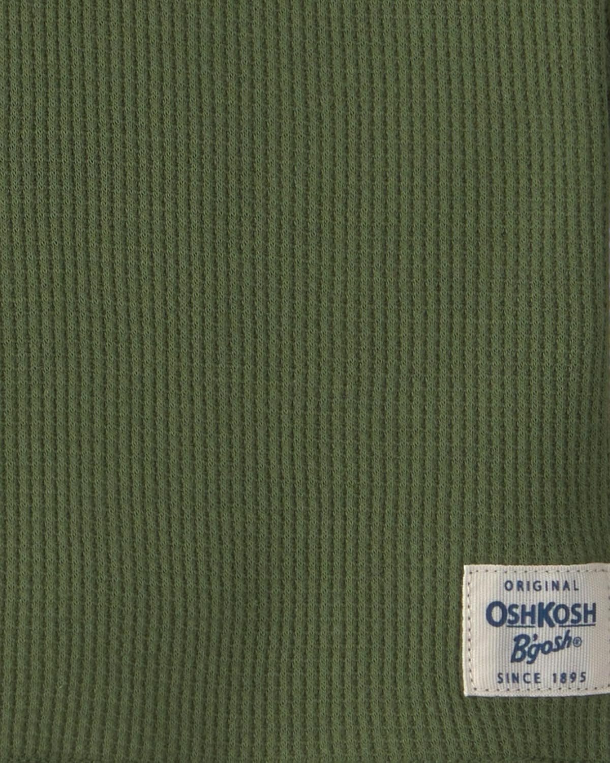 image:imageOshKosh BGosh Boys Long Sleeve HenleyDark Olive Green