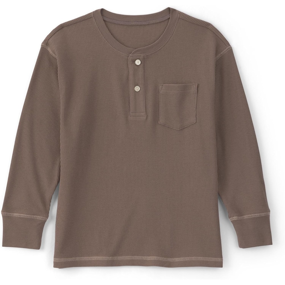 image:imageOshKosh BGosh Boys Long Sleeve HenleyBrowm
