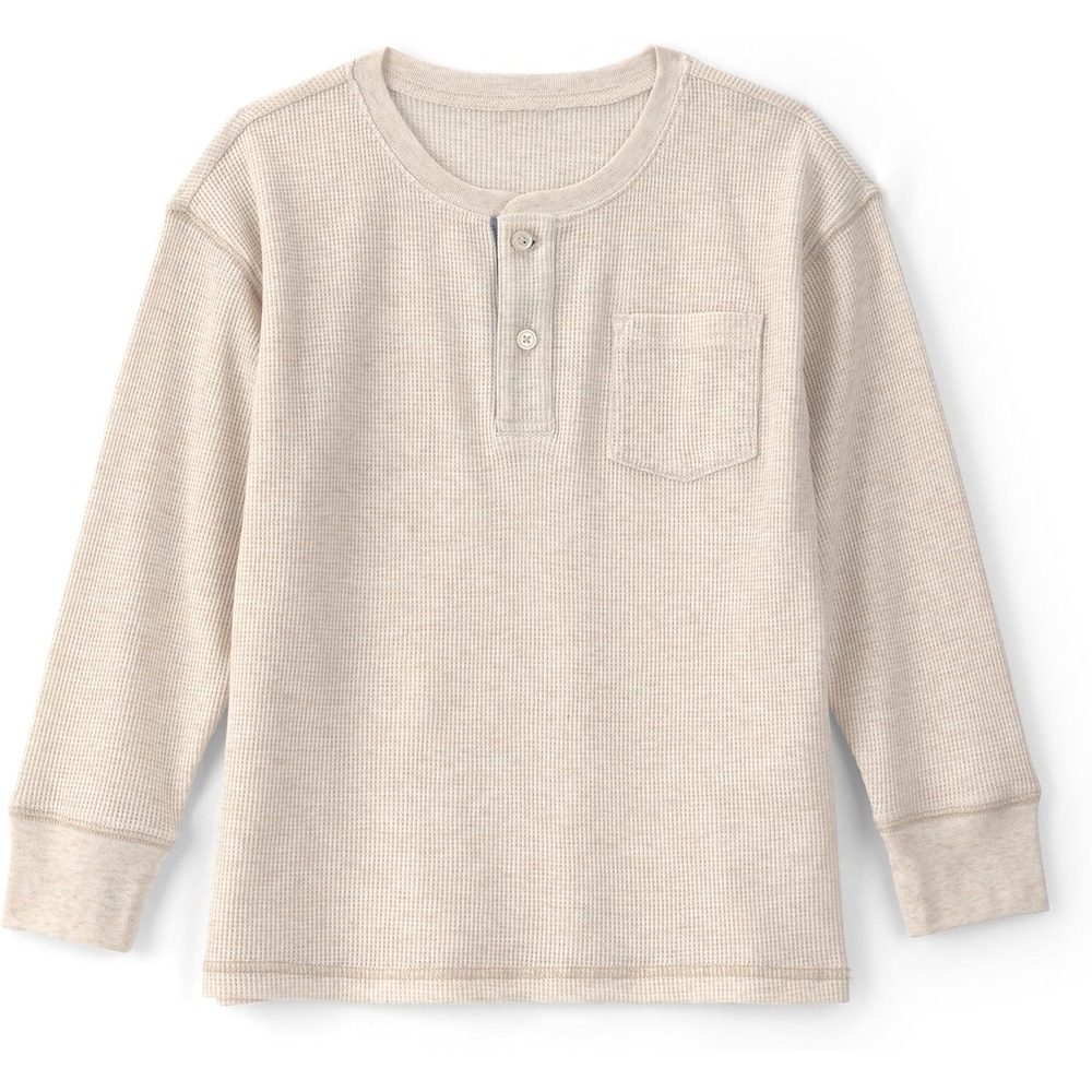 image:imageOshKosh BGosh Boys Long Sleeve HenleyOatmeal