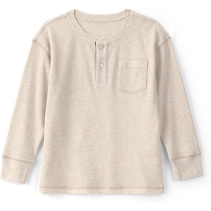 OshKosh B’Gosh Boys’ Long Sleeve Henley(Oatmeal)