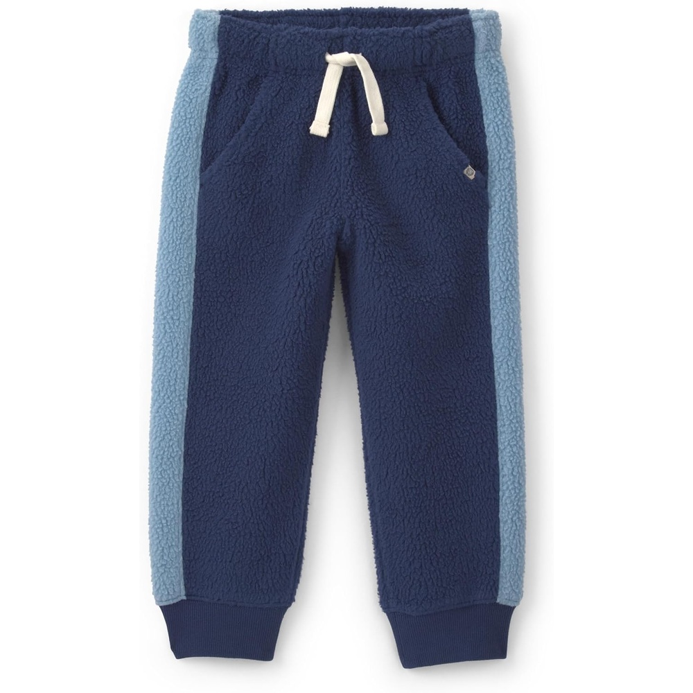image:imageOSHKOSH BGOSH Boys Fleece JoggersNavy Blue Colorblock Fleece