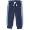 Navy Blue Colorblock Fleece