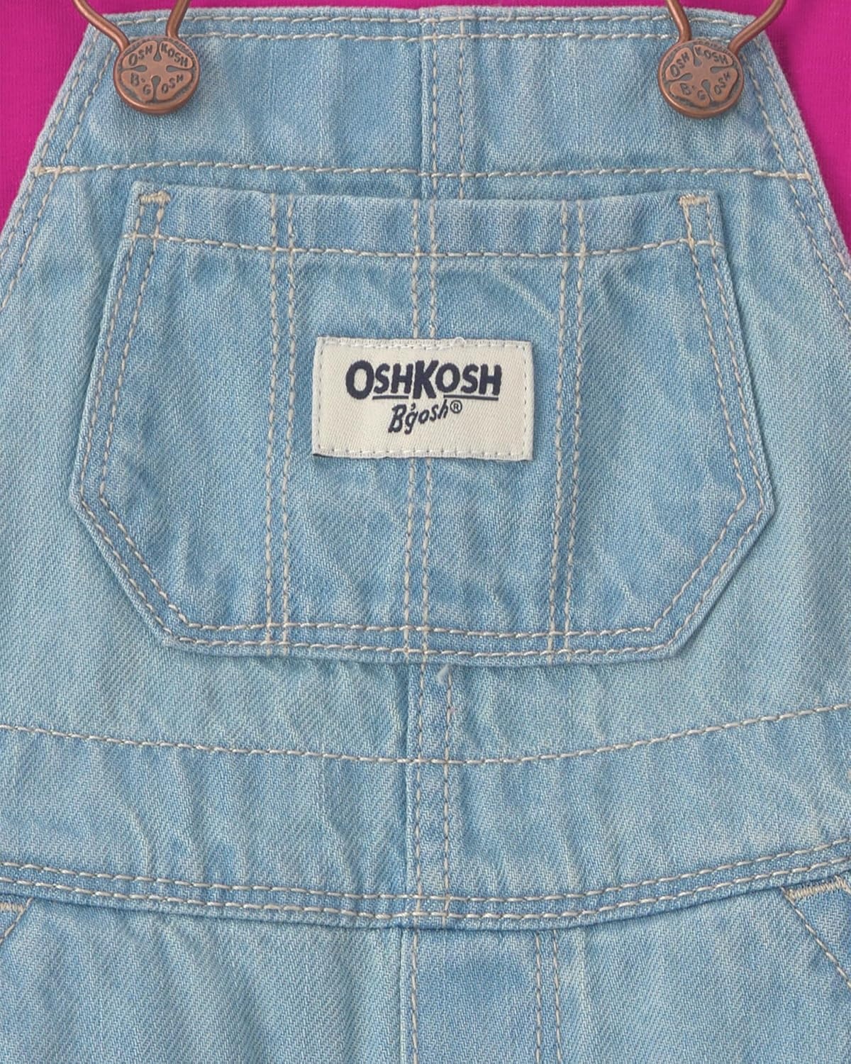 image:imageOSHKOSH BGOSH Baby Girls 2piece Overall SetsDenim Floral Embroidery
