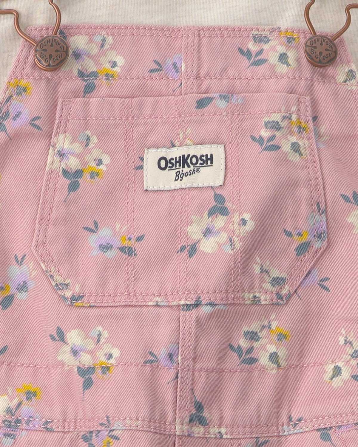 image:imageOSHKOSH BGOSH Baby Girls 2piece Overall SetsPink Cream Floral