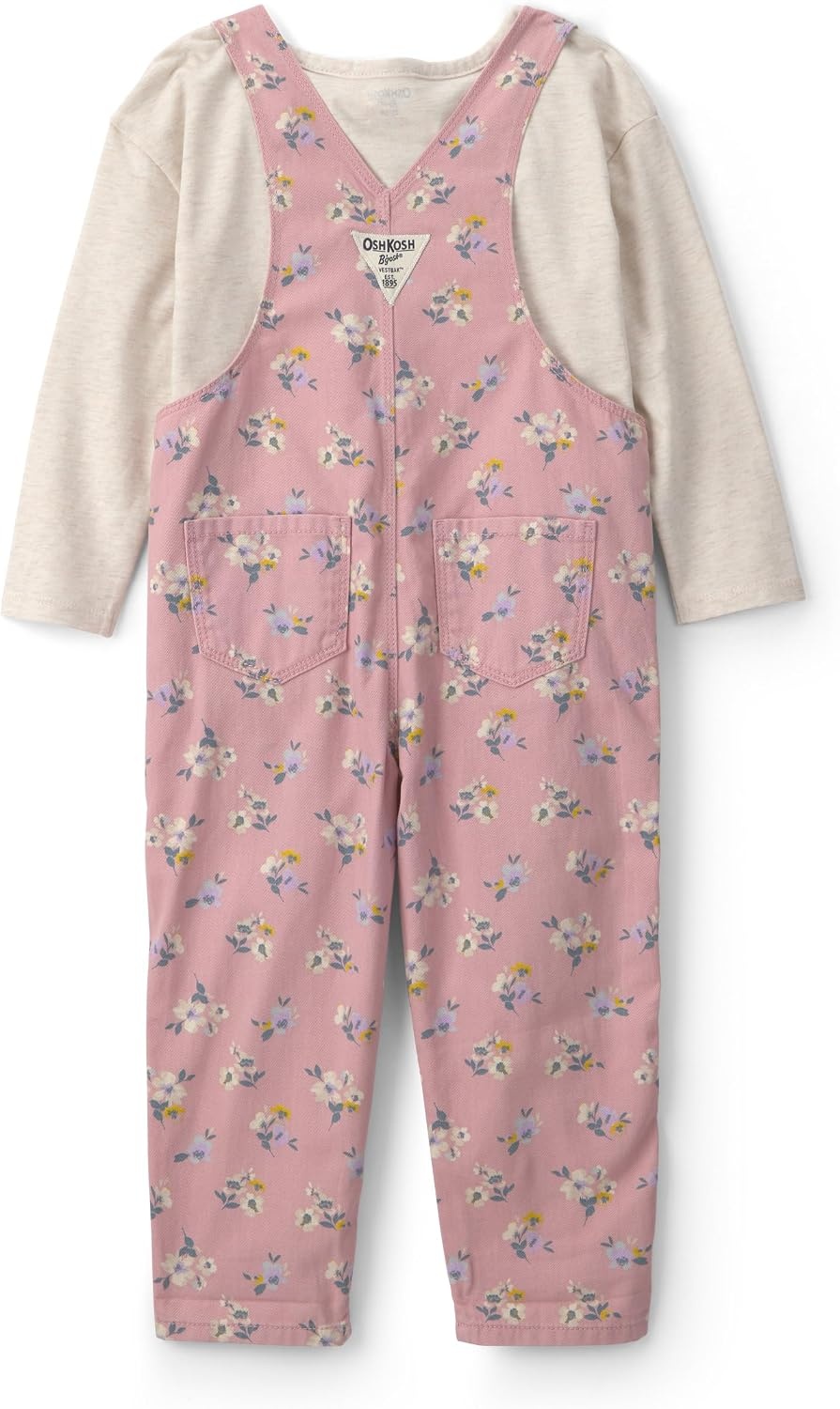 image:imageOSHKOSH BGOSH Baby Girls 2piece Overall SetsPink Cream Floral
