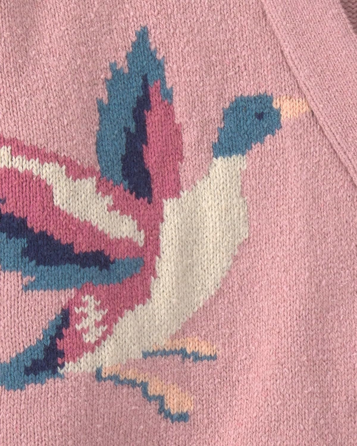 image:imageOSHKOSH BGOSH Girls Cardigan SweaterPink Mauve Bird