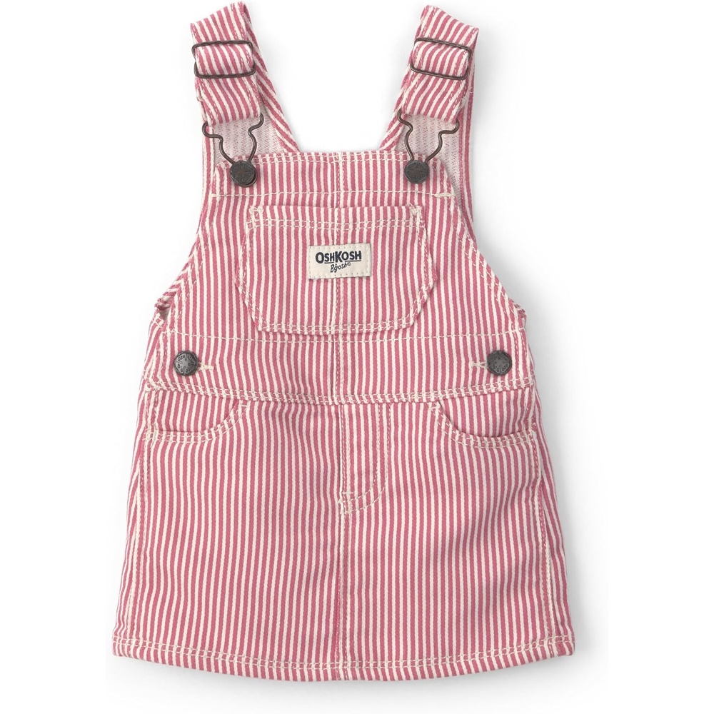 image:imageOshKosh BGosh Baby Girls Worlds Best Overalls SkirtallPink Hickory