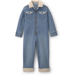 OSHKOSH B’GOSH Baby Boys’ Jumpsuit(Denim Sherpa Lined)
