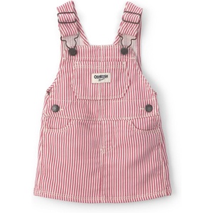 OshKosh B’Gosh Baby Girls’ World’s Best Overalls Skirtall(Pink Hickory)