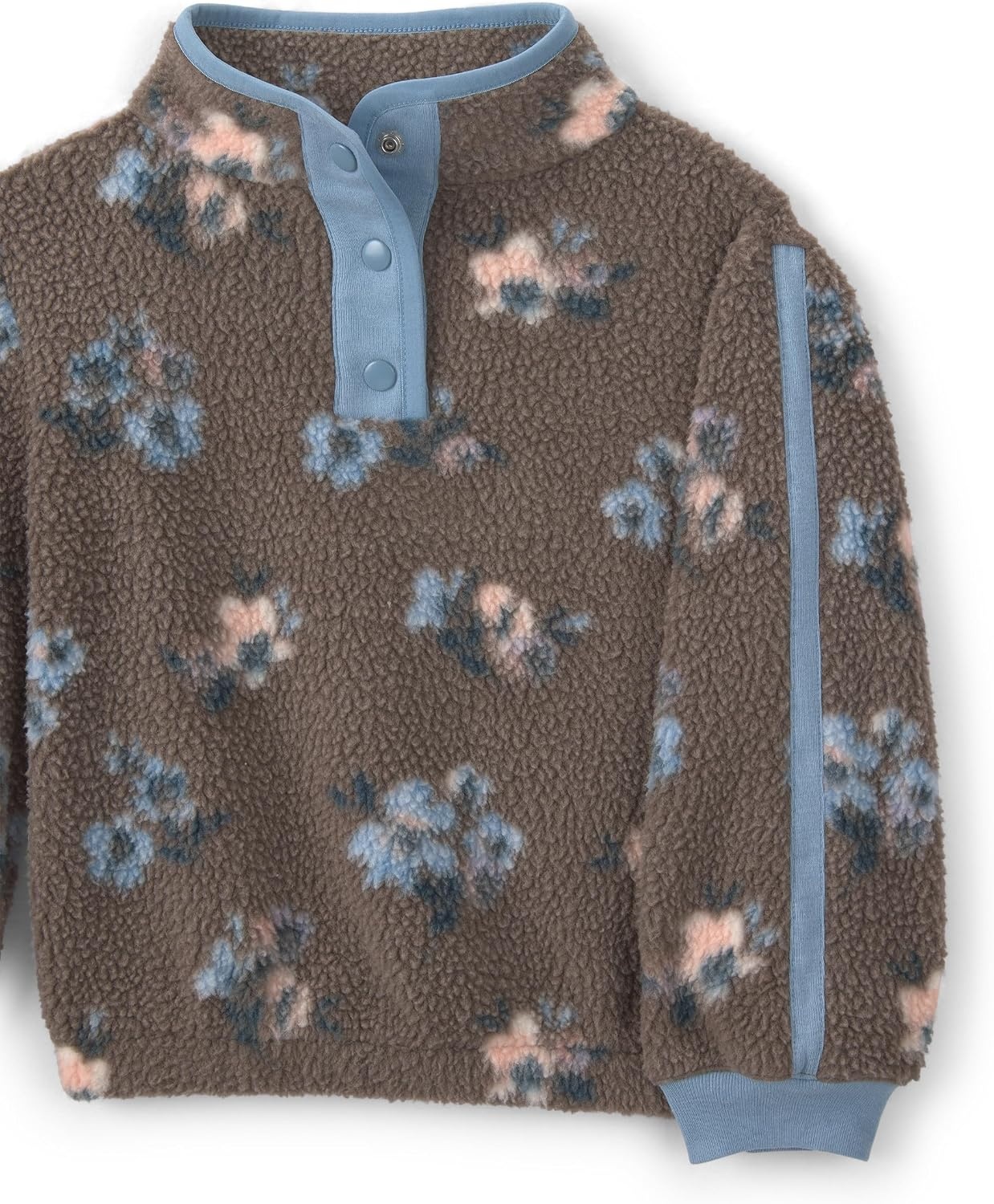 image:imageOSHKOSH BGOSH Baby Girls Pullover SweatshirtBrown Floral