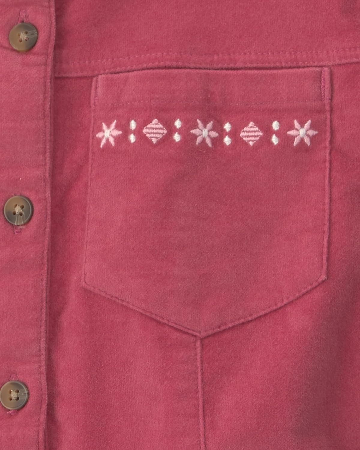 image:imageOshKosh BGosh Girls Dress Pink EmbroideredPink Embroidered