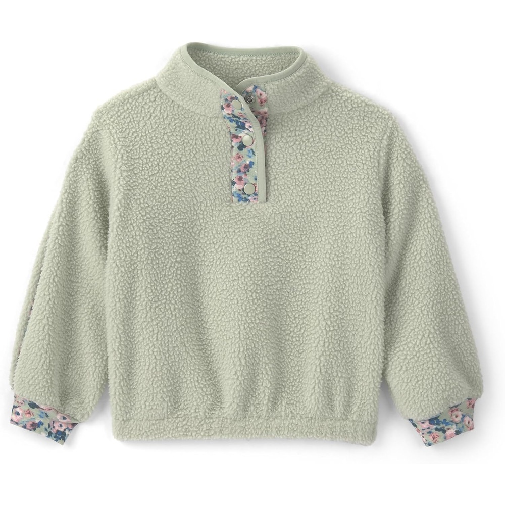 image:imageOSHKOSH BGOSH Baby Girls Pullover SweatshirtGreen Floral