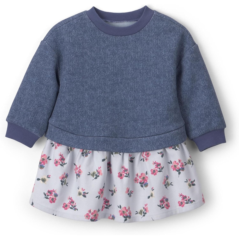 image:imageOshKosh BGosh Baby Girls Dress Blue FloralBlue Floral