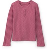 Pink Ribbed