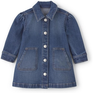OshKosh B’Gosh Baby Girls’ Dress Blue Dark Wash(Blue Dark Wash)