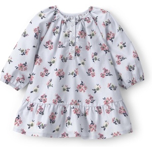 OshKosh B’Gosh Baby Girls’ Dress Light Blue Floral(Light Blue Floral)