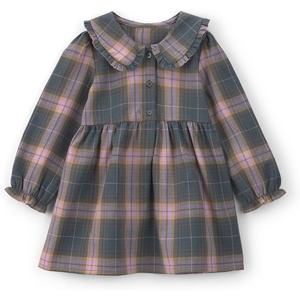 OshKosh B’Gosh Girls’ Dress Grey Pink Plaid(Grey Pink Plaid)