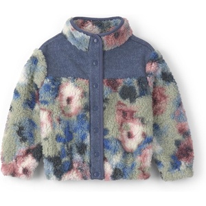 OshKosh B’Gosh Girls’ Knit Jacket(Blue Floral)