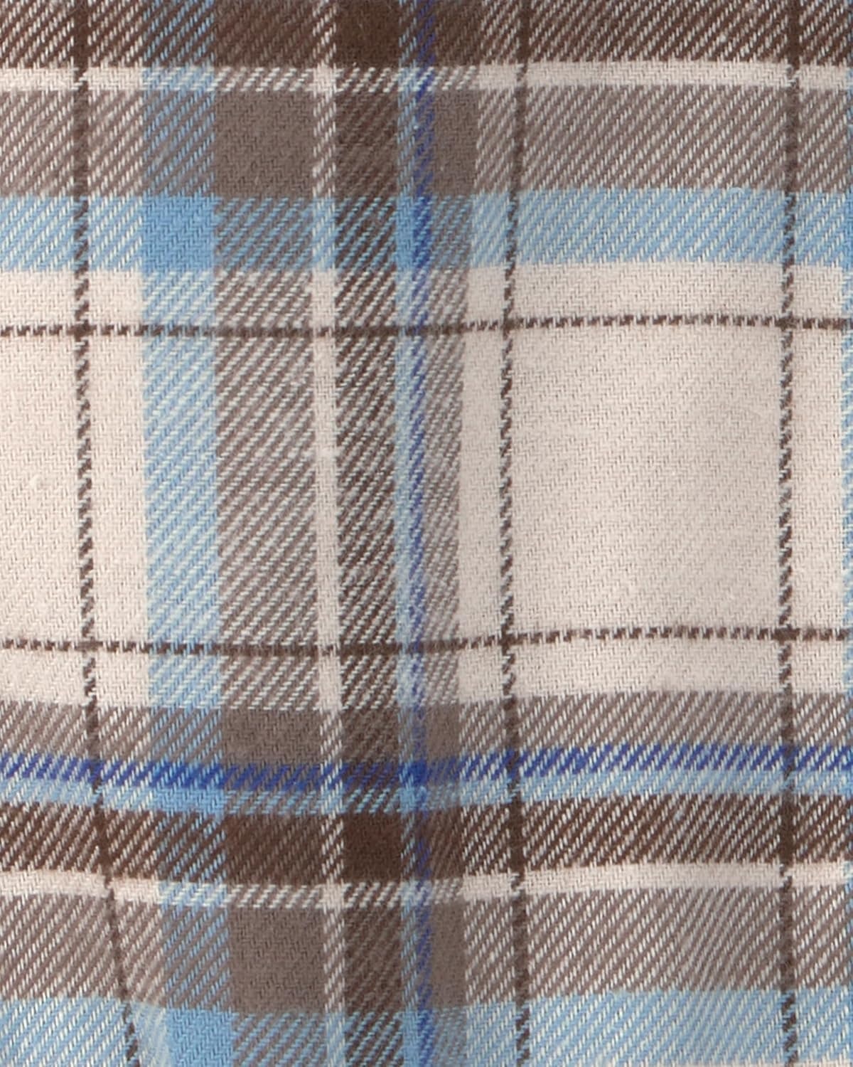 image:imageOSHKOSH BGOSH Baby Boys Buttonfront BodysuitGrey Blue Brown Plaid