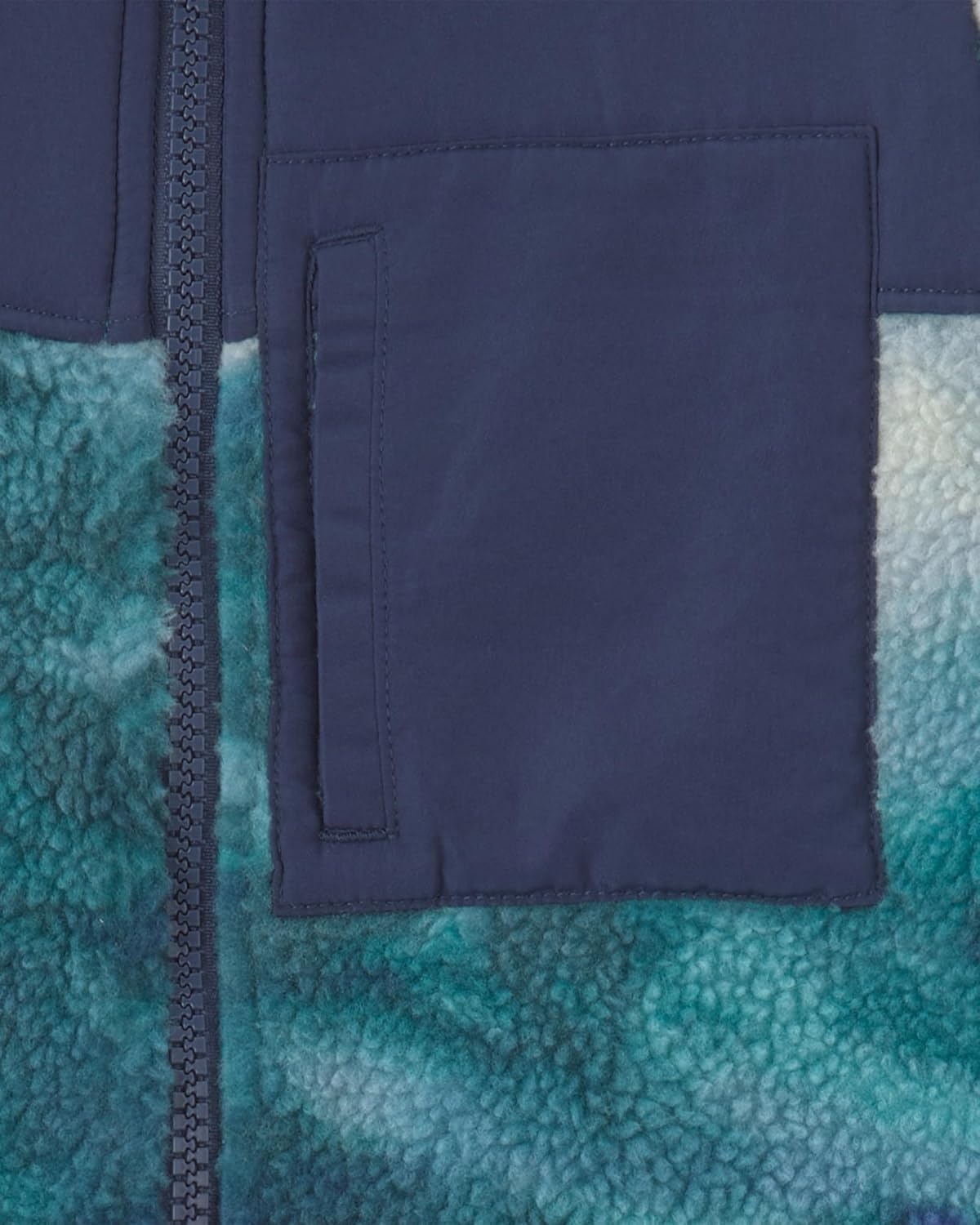 image:imageOSHKOSH BGOSH Baby Boys Pullover SweatshirtGreen Navy Snowflake