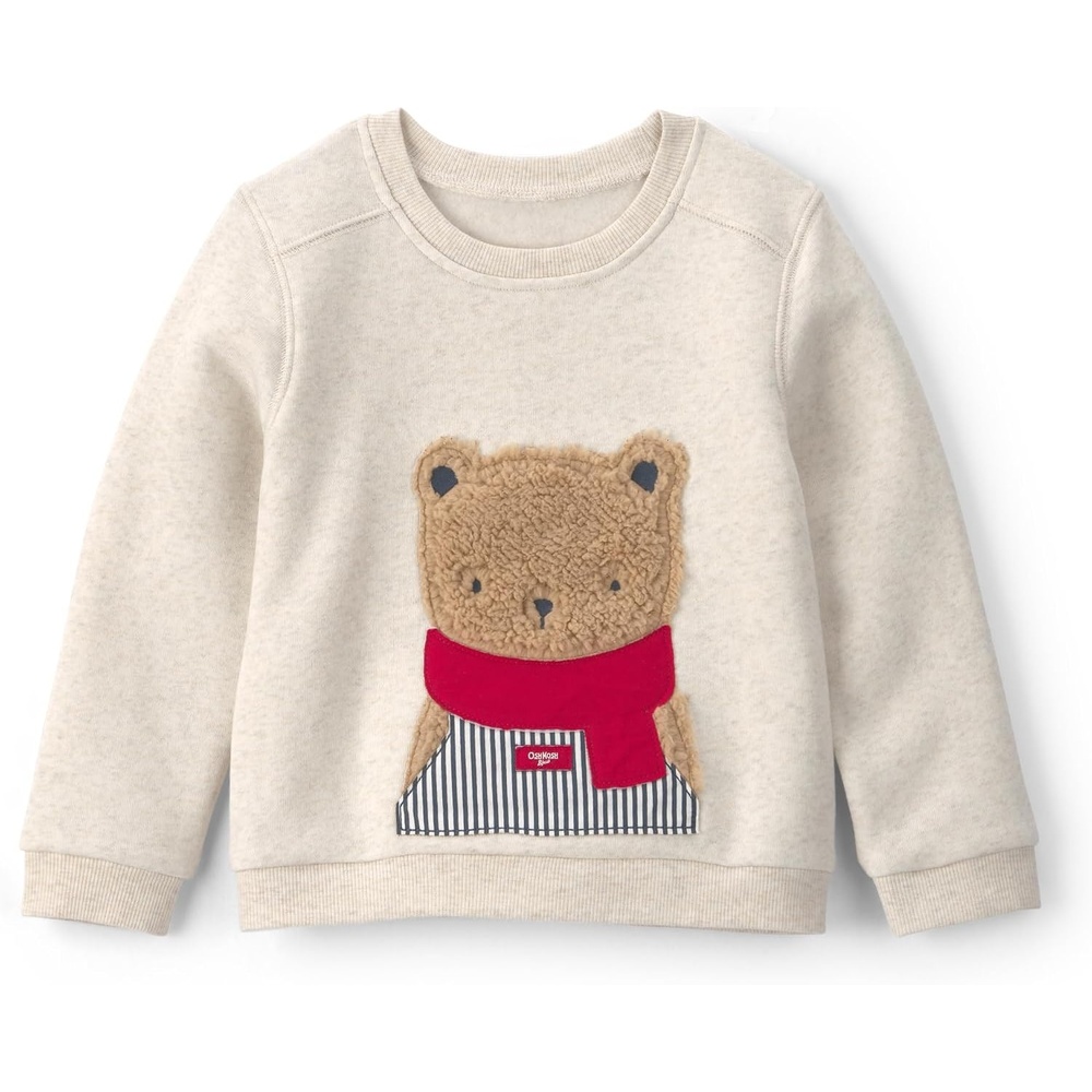 image:imageOSHKOSH BGOSH Baby Boys Pullover SweatshirtCream Bear