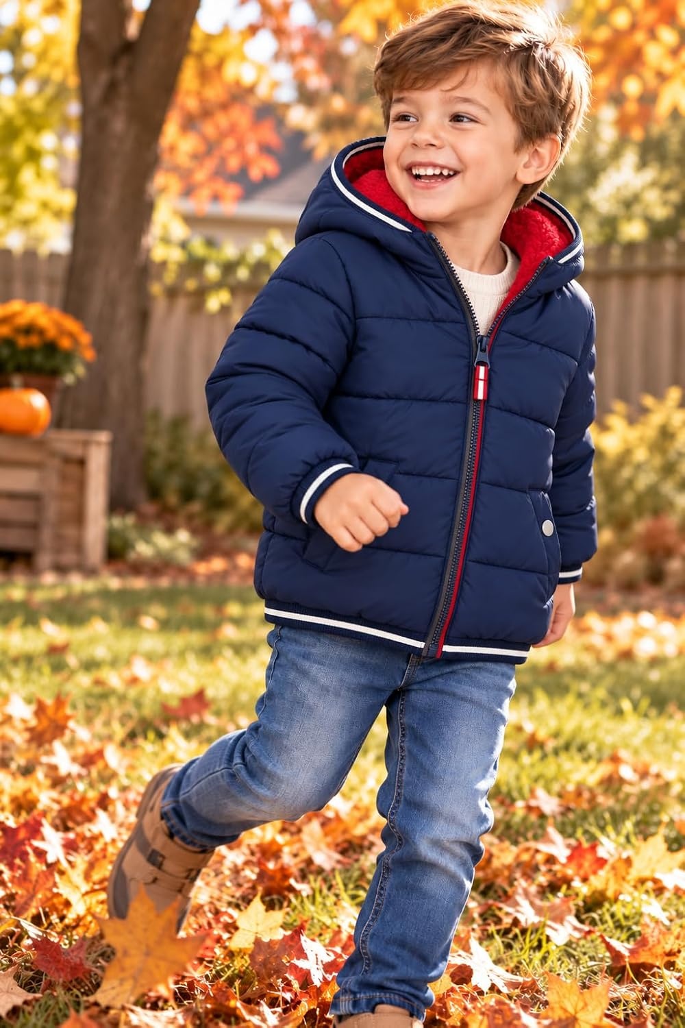 image:imageOshKosh BGosh Boys Perfect Heavyweight Jacket CoatNavy