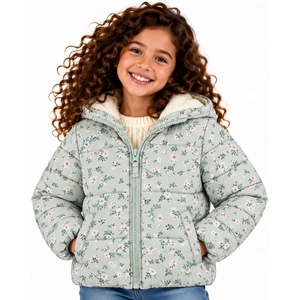 OSHKOSH B’GOSH Girls Heavyweight Puffer Jacket Insulated Hooded Winter Coat(Mint)
