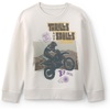 Cream Motorcycle Print